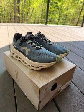 On Running Women’s Cloudmonster Teal Green Athletic Shoes